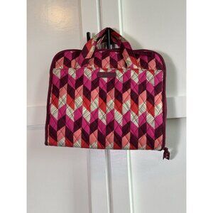 Retired Vera Bradley Bohemian Chevron Quilted Hanging Toiletry Bag